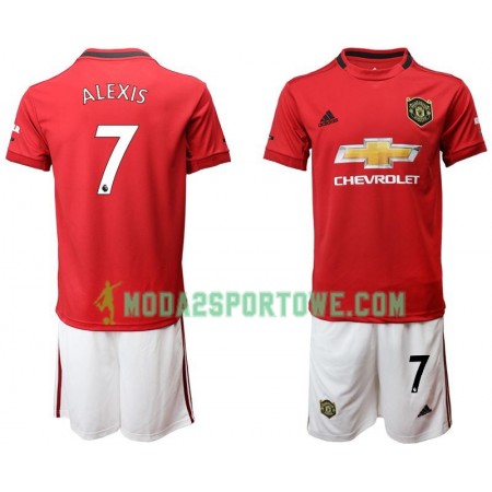 Koszulka Manchester United Alexis 7 Dziecięcy Domowe Stroje Piłkarskie 2019/20 Krótki Rękaw